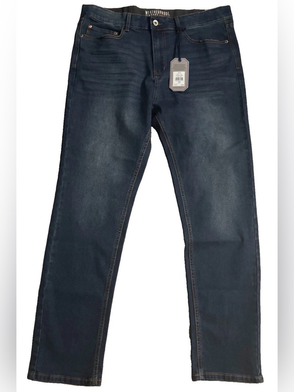 Weatherproof Vintage Cyclone Slim Fit Jeans Men’s 36x32 indigo Blue